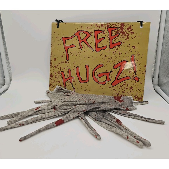 Hugz The Clown Mask, Gloves And‎ Sign EUC - Picture 2 of 2